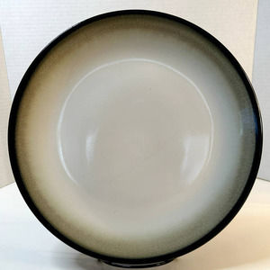 Sango Nova Black 4932 Individual 10.75" Stoneware Dinner Plate